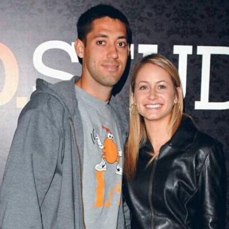 Bethany Dempsey with her spouse Clint Dempsey